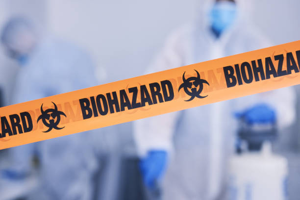 Professional Biohazard Cleanup technician working in Buckley, WA